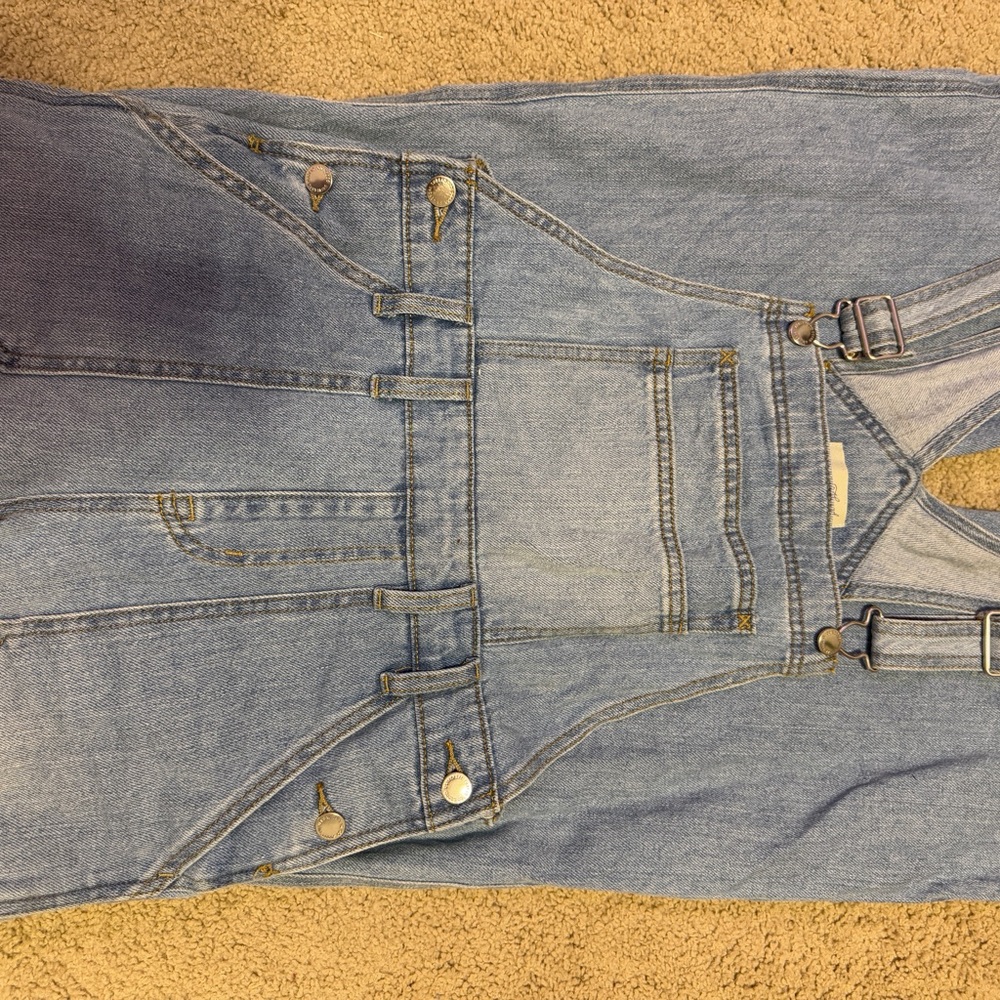 Women's Blue Denim Overalls